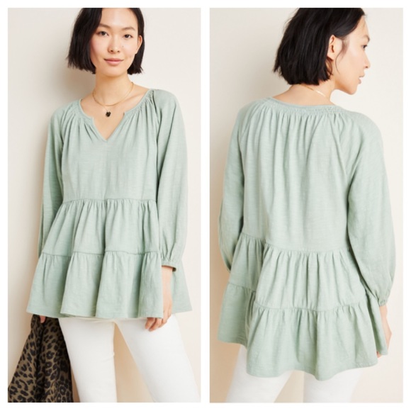 Anthropologie Tops - ❌SOLD❌ Anthropologie Isola Tiered Babydoll Top